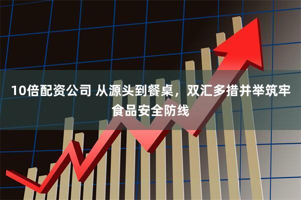 10倍配资公司 从源头到餐桌，双汇多措并举筑牢食品安全防线